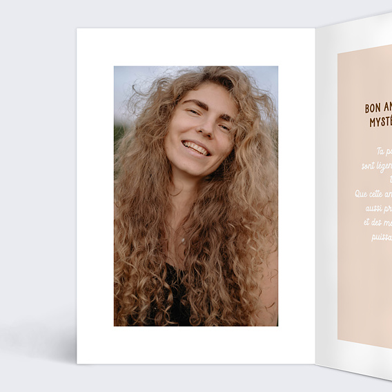 Carte anniversaire Astro Scorpion Intérieur Gauche