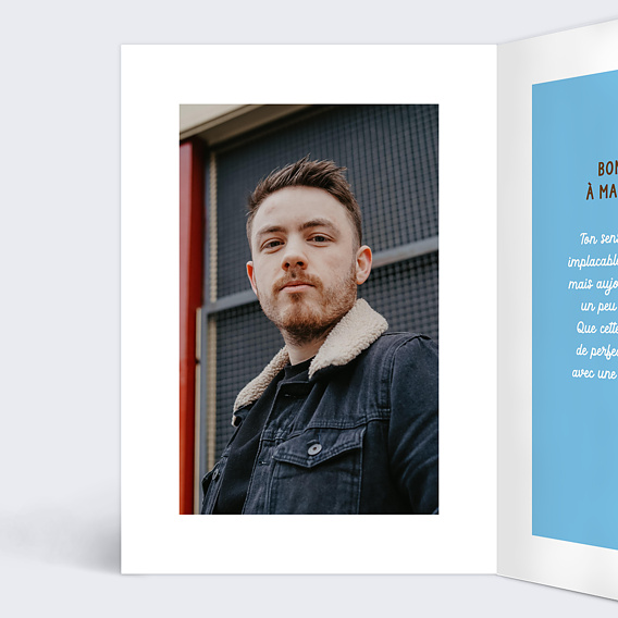 Carte anniversaire Astro Vierge Intérieur Gauche