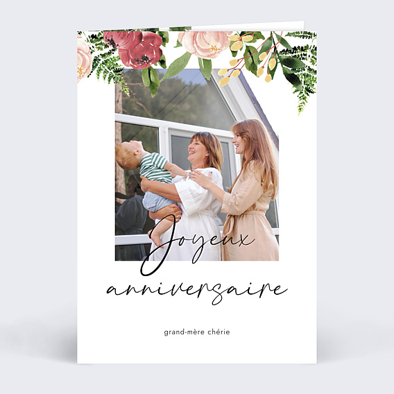 Anniversaire Adulte Fleurs Sauvages