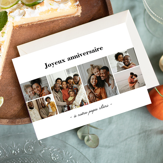 Carte anniversaire Jolis Souvenirs Après 1