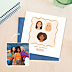 Anniversaire Adulte Visages minimalistes