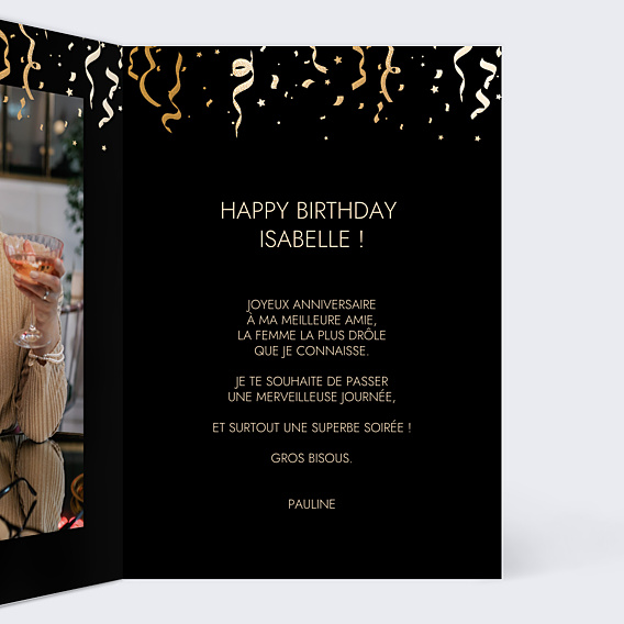 Anniversaire Adulte Pluie de Confettis