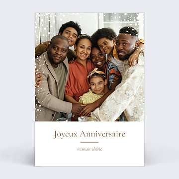 Carte virtuelle anniversaire Dentelle