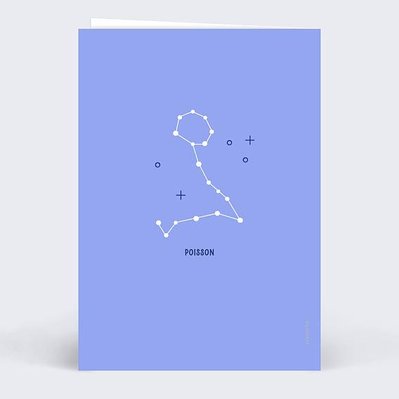 Carte anniversaire Astro Poisson Verso