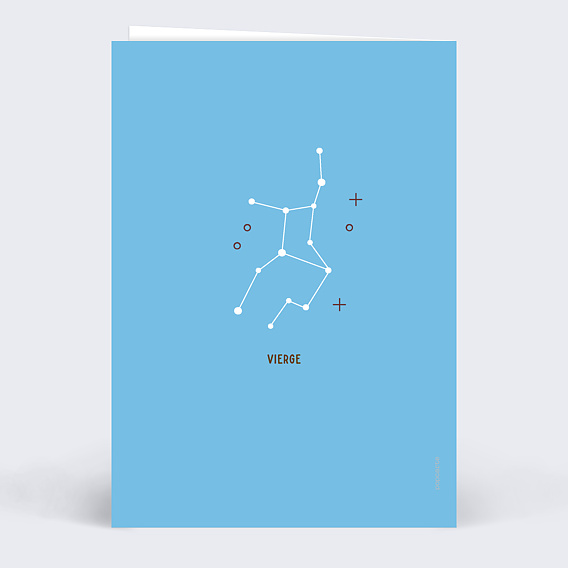 Carte anniversaire Astro Vierge Verso
