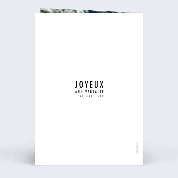 Carte anniversaire Humour Opticien Verso