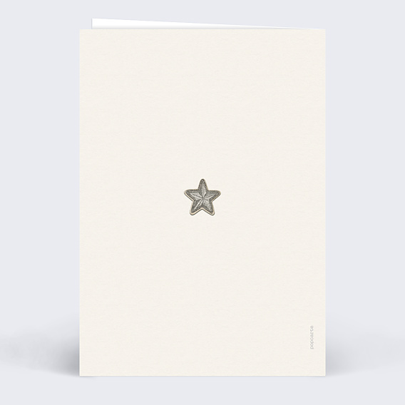 Carte anniversaire Journal déchiré souhait Verso