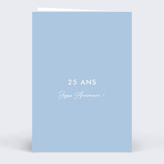 Carte anniversaire Multilingue Verso