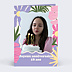 Anniversaire Adulte Fleurs modernes