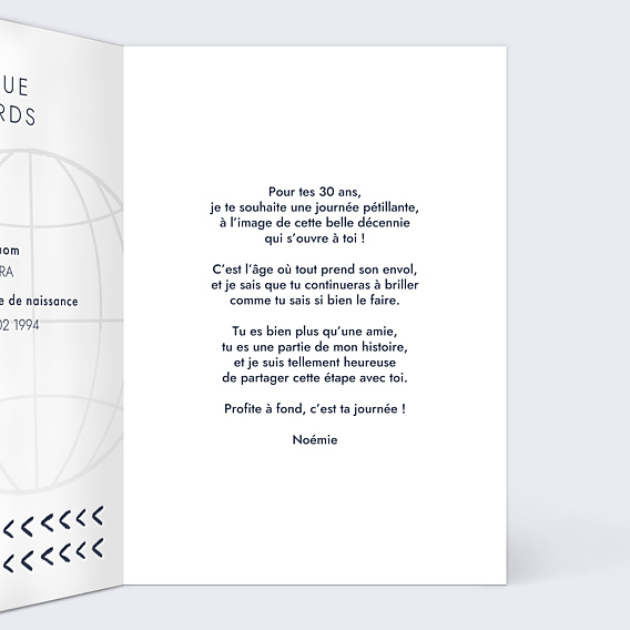 Anniversaire Adulte Passeport