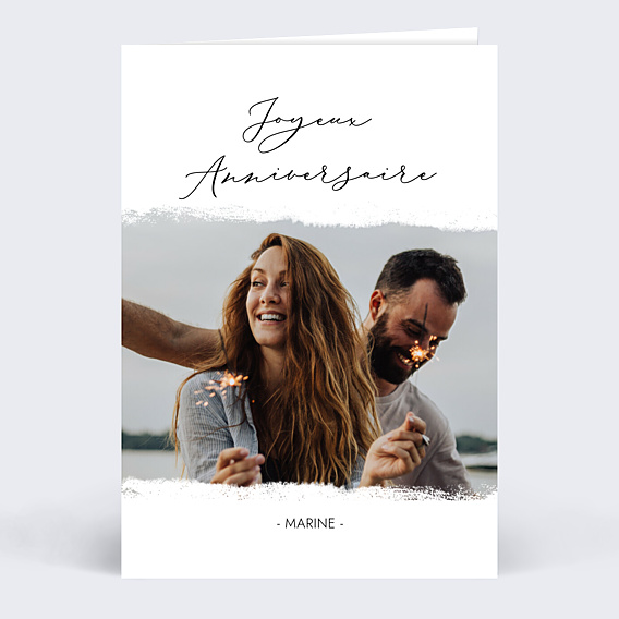 Anniversaire Adulte Manuscrite