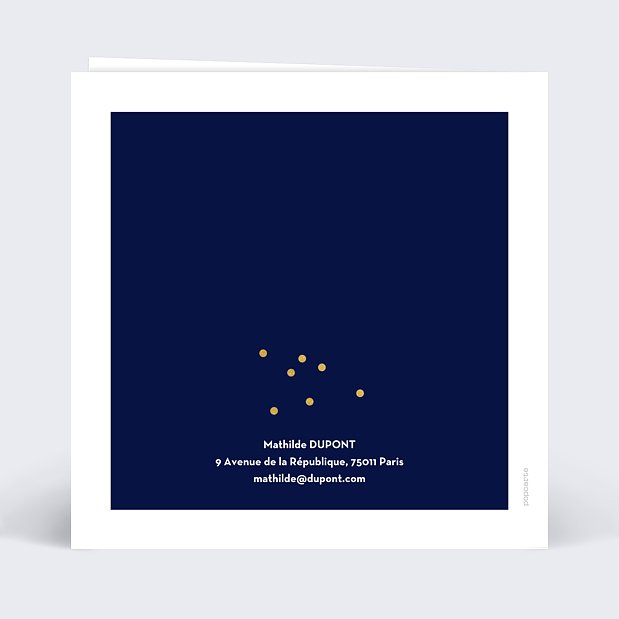 Anniversaire Adulte Multiphoto Bleu Verso