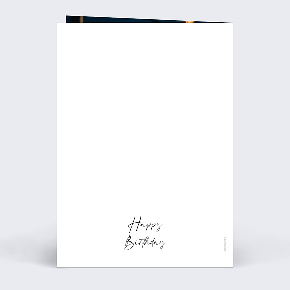 Carte anniversaire Ton Anniversaire Verso