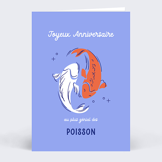 Anniversaire Adulte Astro Poisson