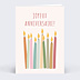Anniversaire Adulte Bougies Multicolores