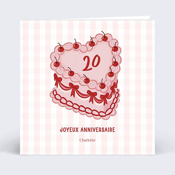 Anniversaire Adulte Gâteau glacé