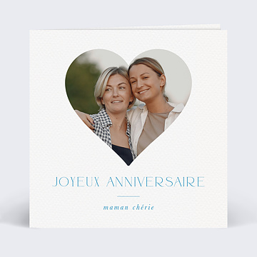 Anniversaire Adulte Photo en Coeur