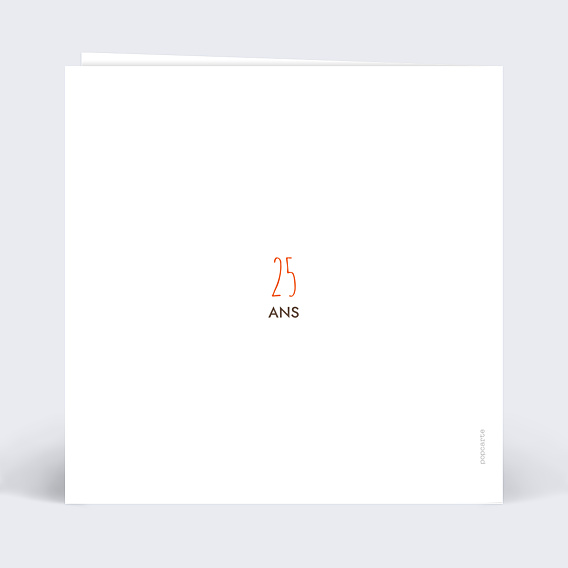 Anniversaire Adulte Visages minimalistes