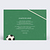 Carte anniversaire Billet de Foot Verso