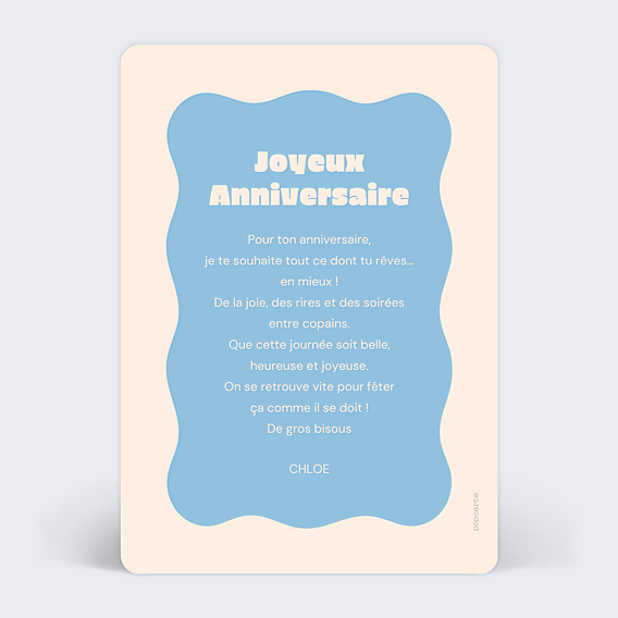 Anniversaire Adulte Confetti original