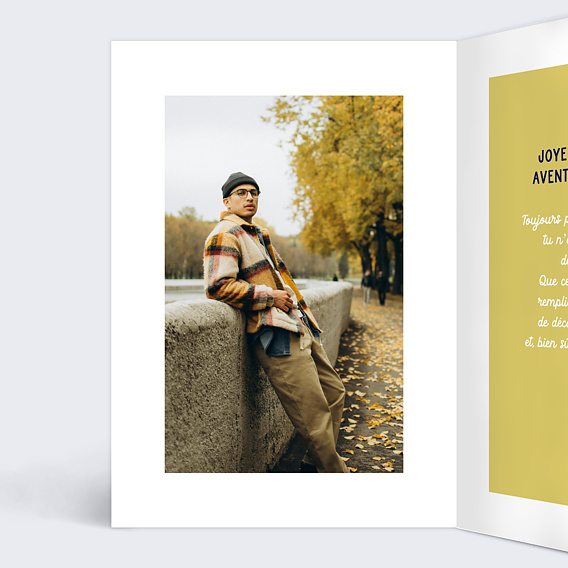 Carte anniversaire Astro Sagittaire Intérieur Gauche