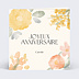 Carte anniversaire adulte Jardin Aquarelle