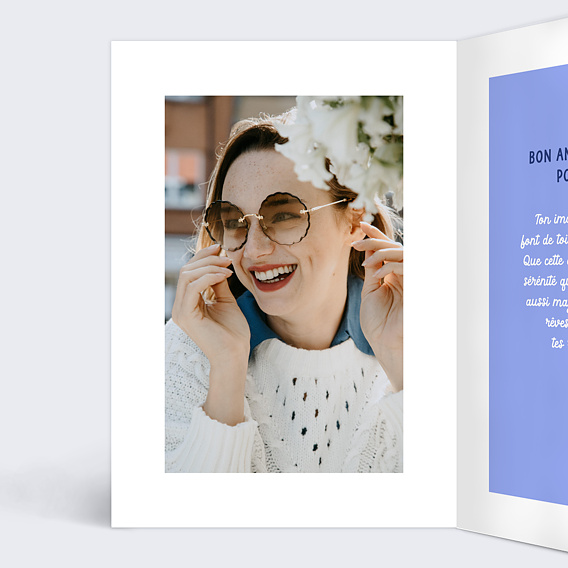 Carte anniversaire Astro Poisson Intérieur Gauche