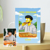 Carte anniversaire Portrait en cartoon