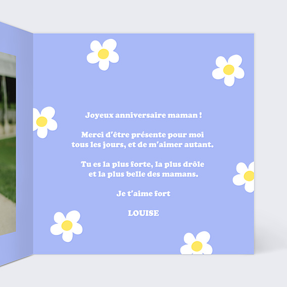 Anniversaire Adulte Fleurs Colorées