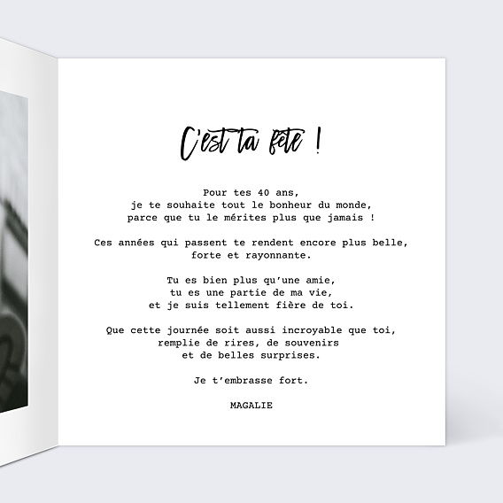 Anniversaire Adulte Petits tirages souvenirs