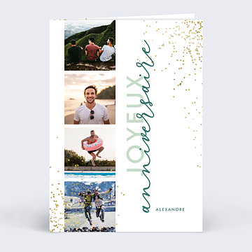Anniversaire Adulte Anniversaire Typographique