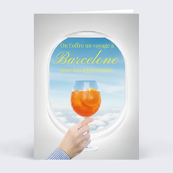 Anniversaire Adulte Bon pour un voyage