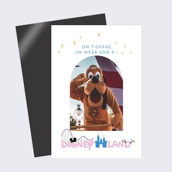 Carte anniversaire Bon pour Disney