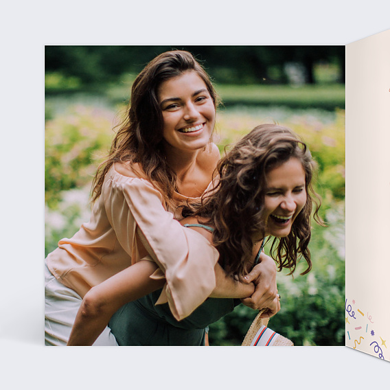 Carte anniversaire Escargot en retard Intérieur Gauche