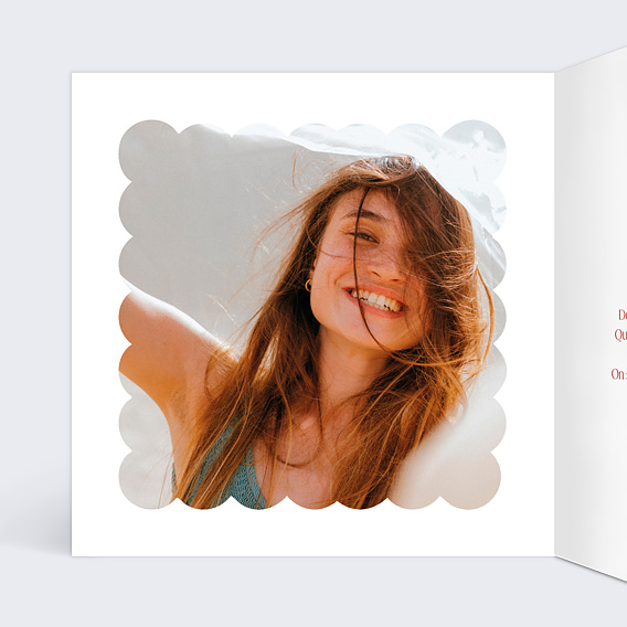 Carte anniversaire Gâteau glacé Intérieur Gauche