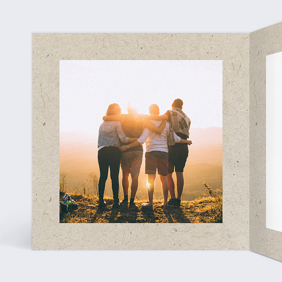 Carte anniversaire Pêle Mêle Coton Intérieur Gauche