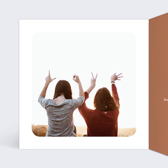 Carte anniversaire Pêle Mêle Camargue Intérieur Gauche