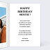 Anniversaire Adulte Journal déchiré souhait
