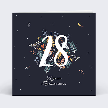 Carte virtuelle anniversaire Folklore