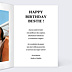 Anniversaire Adulte Journal déchiré souhait