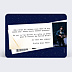 Carte anniversaire Billet de Concert Verso