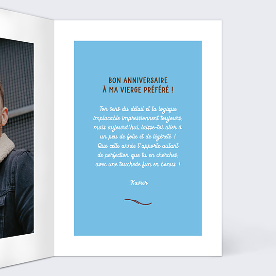 Anniversaire Adulte Astro Vierge