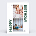 Anniversaire Adulte Typo Chic