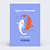Carte anniversaire adulte Astro Poisson