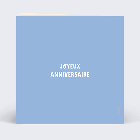 Carte anniversaire Bon pour un tatouage Verso