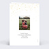 Carte anniversaire Pailettes Verso