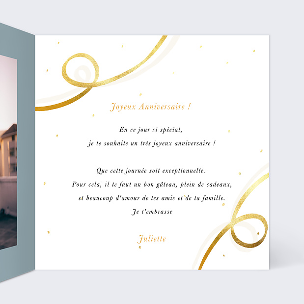 Anniversaire Adulte Cotillons Intérieur Droit