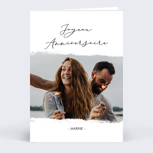 Anniversaire Adulte Manuscrite