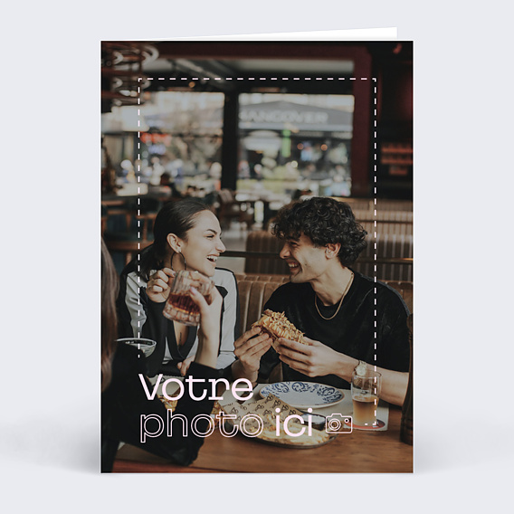 Carte anniversaire Votre Photo ici