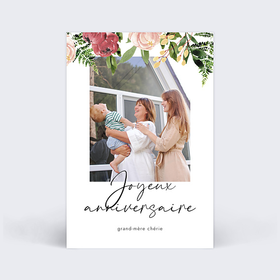 Anniversaire Adulte Fleurs Sauvages
